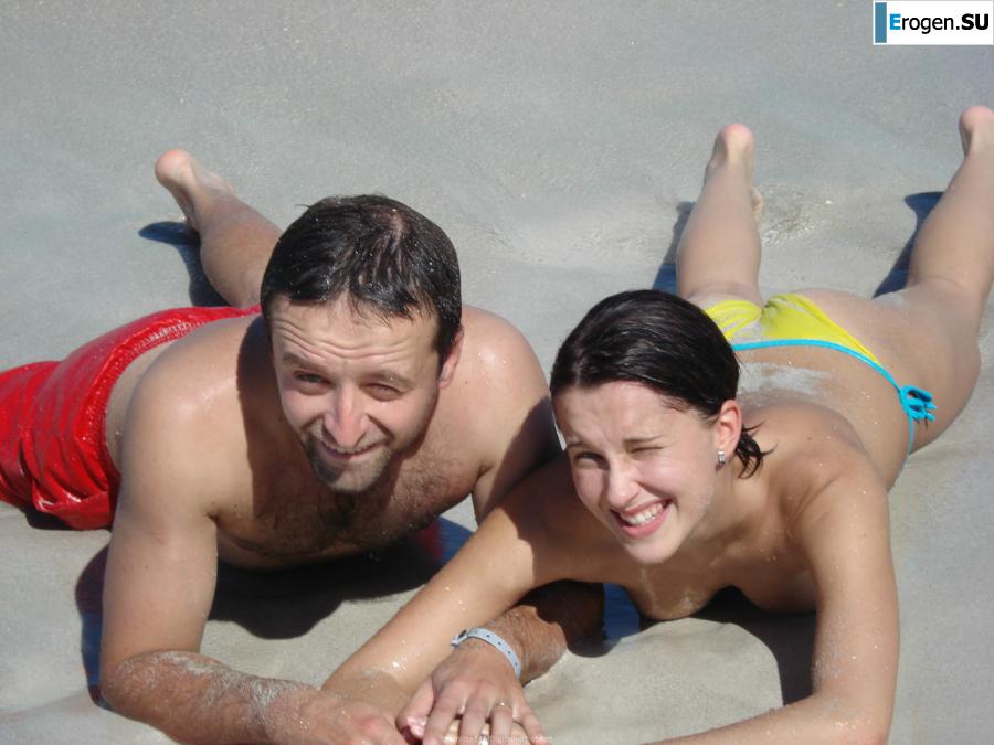 resting naked on the beach. Slide 14