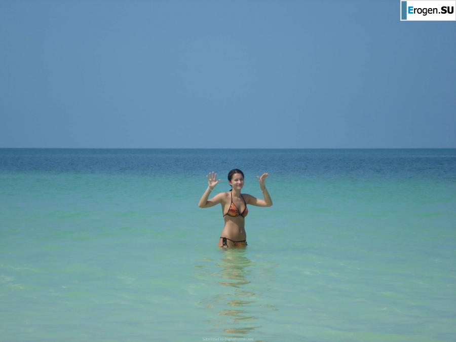 resting naked on the beach. Slide 30