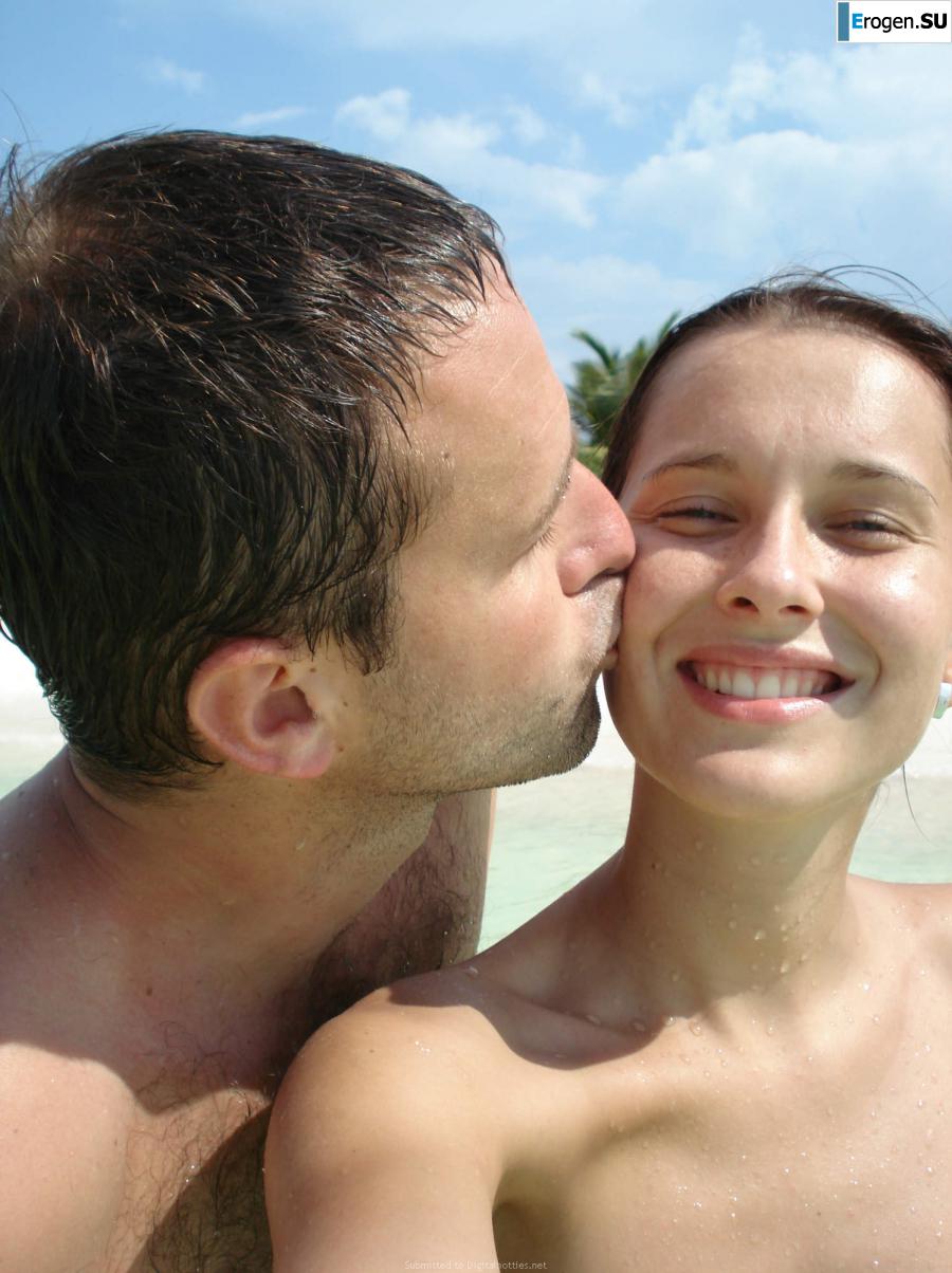 resting naked on the beach. Slide 37