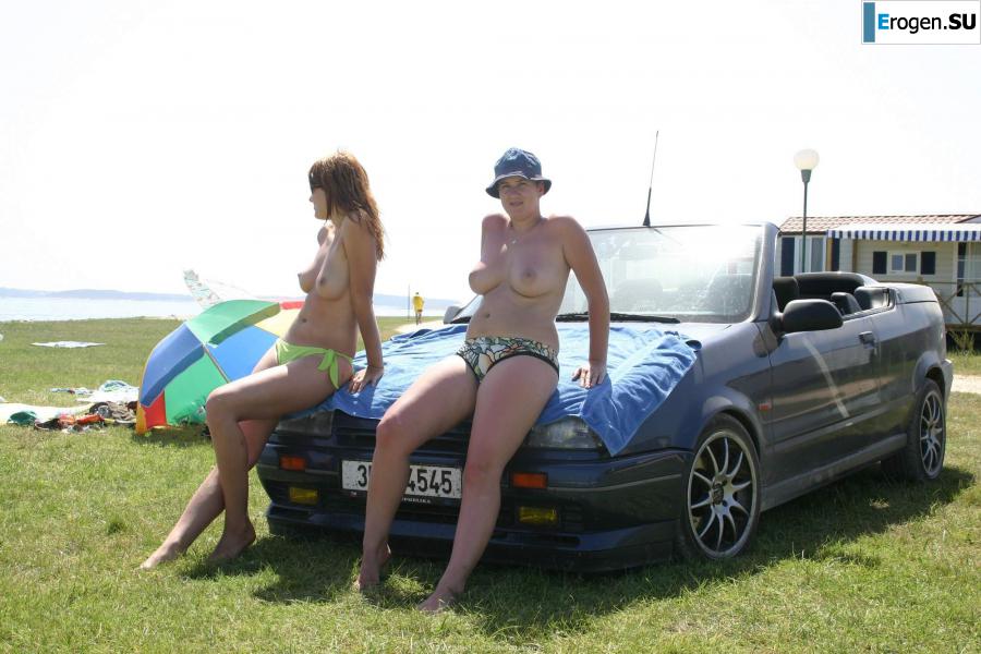 Girls were exposed in nature. Slide 3