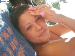 on the beach between us girls. Thumbnail 1