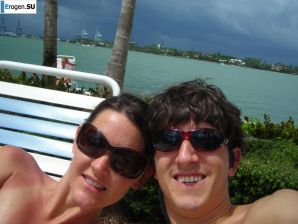 everyday life and relaxation of a brunette with her boyfriend. Part 2. Thumbnail 29