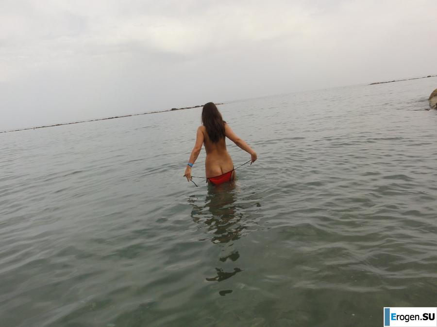 on the beach in Miami without a swimsuit. Part 2. Slide 22