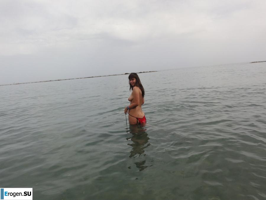 on the beach in Miami without a swimsuit. Part 2. Slide 23