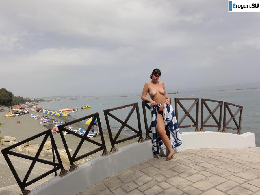 on the beach in Miami without a swimsuit. Part 2. Slide 31