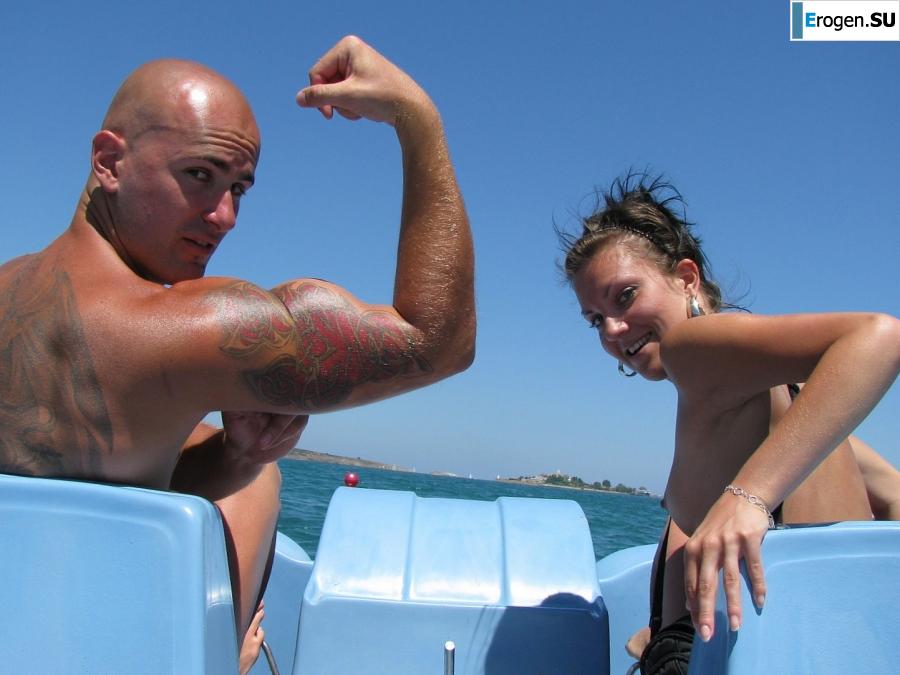 tanned girlfriends on a rocky shore. Slide 8