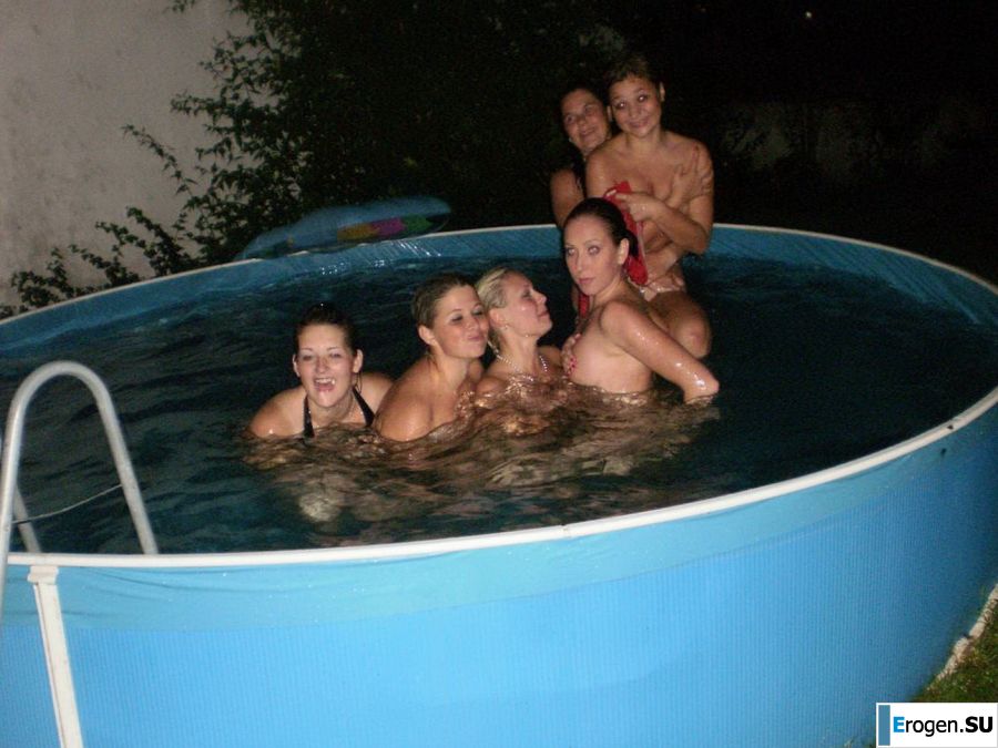 naked chicks in the pool. Slide 14