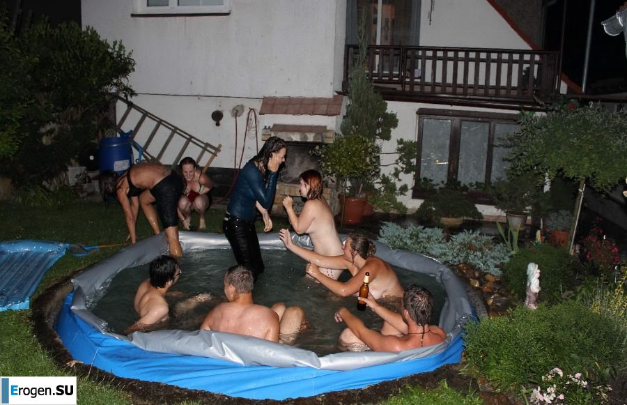naked chicks in the pool. Slide 23