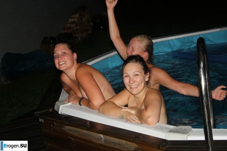 naked chicks in the pool. Slide 32