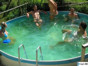 naked chicks in the pool. Part 2. Thumbnail 1