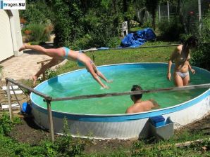 naked chicks in the pool. Part 2. Thumbnail 4