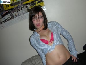 wearing glasses but no panties. Thumbnail 5
