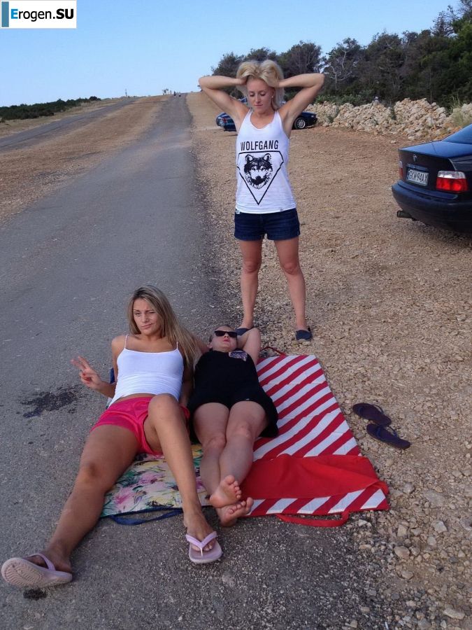 lecherous parties on the beach. Slide 4