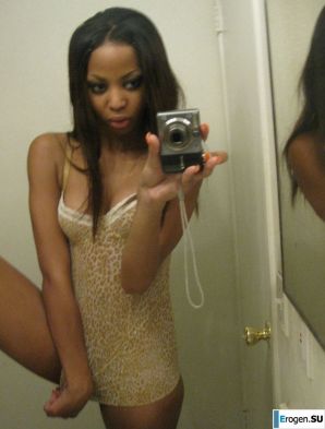 selfie of a naked black woman. Thumbnail 4