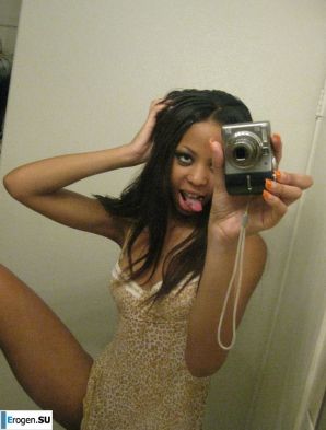 selfie of a naked black woman. Thumbnail 6