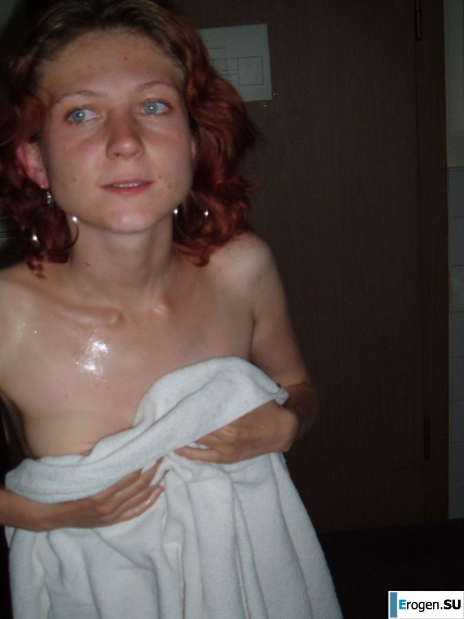 red-haired slim beast without underwear. Slide 10
