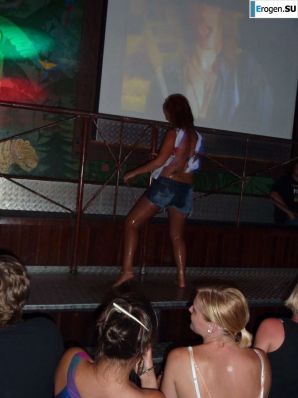 competition of wet t-shirts in a night club. Part 2. Thumbnail 12