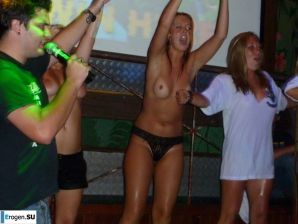 competition of wet t-shirts in a night club. Part 2. Thumbnail 17