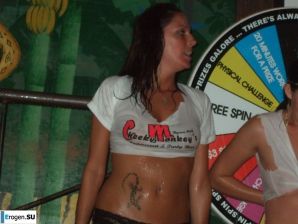 competition of wet t-shirts in a night club. Part 2. Thumbnail 21
