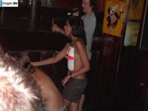 competition of wet t-shirts in a night club. Part 2. Thumbnail 33