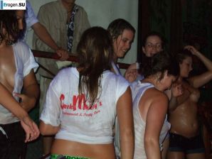 competition of wet t-shirts in a night club. Part 2. Thumbnail 36