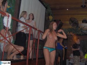 competition of wet t-shirts in a night club. Part 2. Thumbnail 39