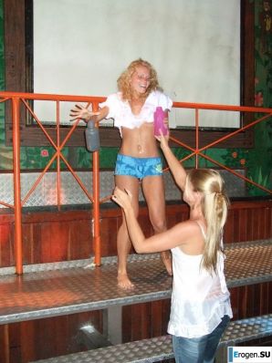 competition of wet t-shirts in a night club. Part 3. Thumbnail 2