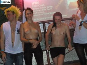 competition of wet t-shirts in a night club. Part 3. Thumbnail 22