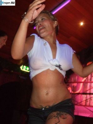 competition of wet t-shirts in a night club. Part 3. Thumbnail 35