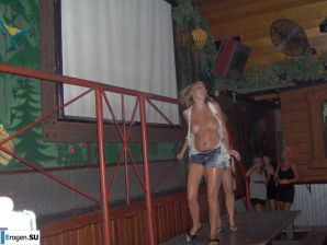 competition of wet t-shirts in a night club. Part 3. Thumbnail 39