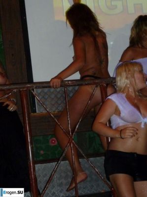 competition of wet t-shirts in a night club. Part 4. Thumbnail 18