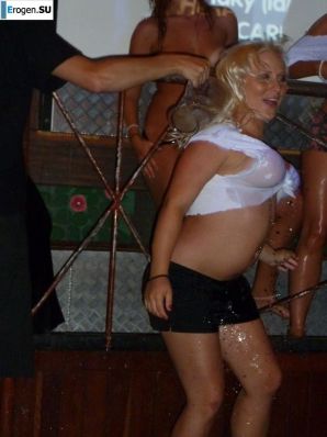 competition of wet t-shirts in a night club. Part 5. Thumbnail 18