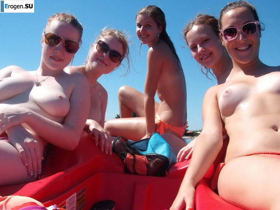 girlfriends and topless outdoor recreation. Slide 25