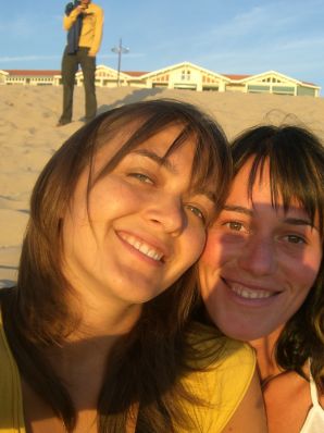 Lesbian on vacation with a friend. Thumbnail 19