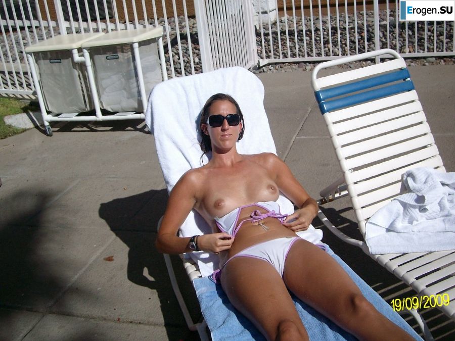 nude on the beach, though ugly. Slide 9