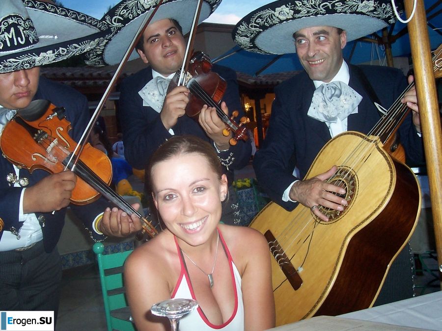 stripper in the courtyard with her boyfriend. Slide 31