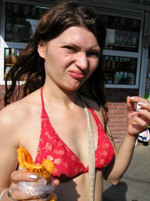without a swimsuit on a rocky shore. Part 2. Thumbnail 19