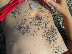 without a swimsuit on a rocky shore. Part 2. Thumbnail 21