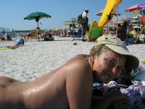 miss positivist on the beach. Thumbnail 9