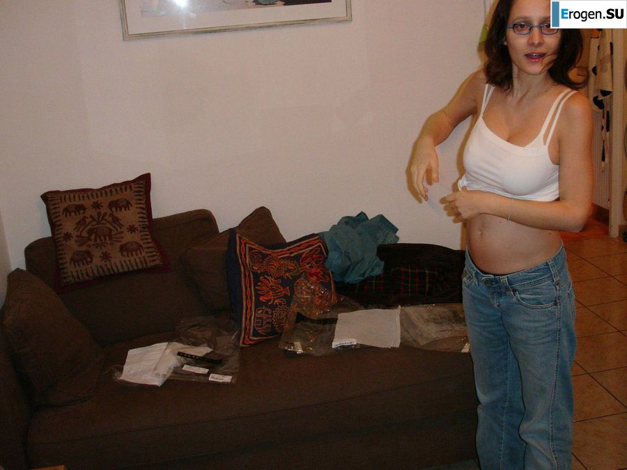 pregnant and without clothes. Part 2. Slide 16