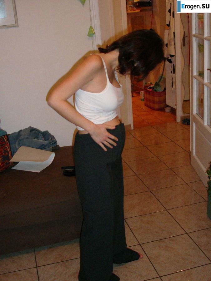 pregnant and without clothes. Part 2. Slide 17