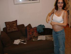 pregnant and without clothes. Part 2. Thumbnail 16