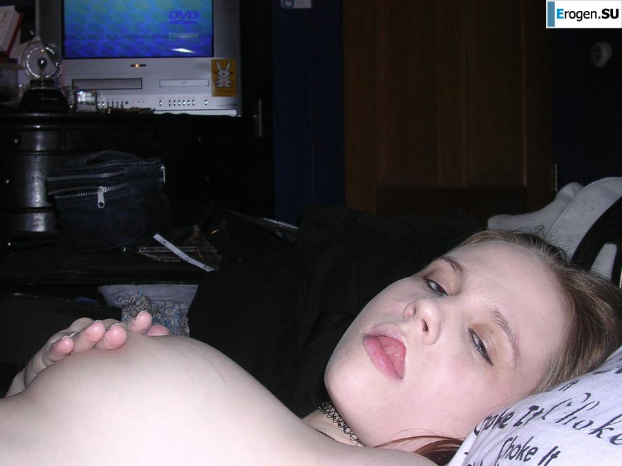 Young passionate informal woman touches herself for the nipples and ends from this. Slide 15