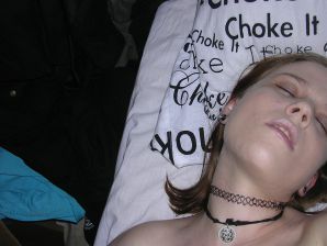 Young passionate informal woman touches herself for the nipples and ends from this. Thumbnail 1