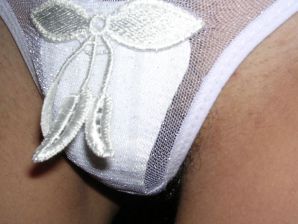 A tanned brunette shines her tits in the morning in bed. Thumbnail 35