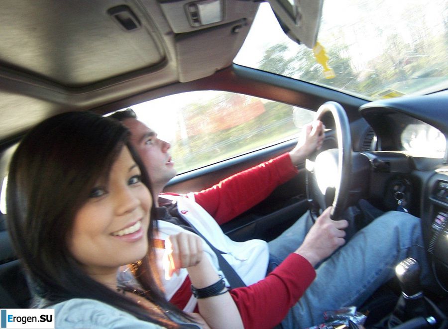 An attractive girl poses for cancer, showing her labia. Slide 1