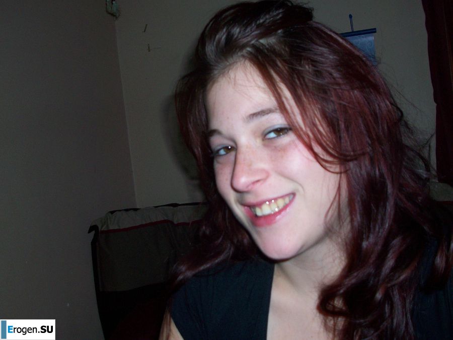 The naughty redhead girl undressed and engaged in passionate sex. Slide 11