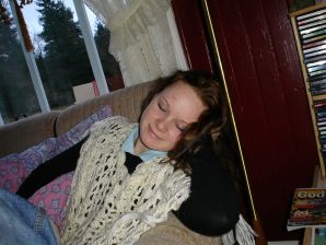 A blue-eyed minx with a pierced nipple plays with her panties. Thumbnail 2