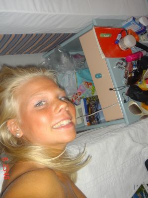 Slender sisters showed neat breasts on vacation. Thumbnail 14