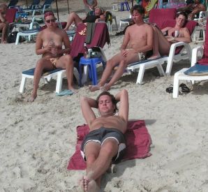 The girl showed boobs on vacation in the company of friends. Thumbnail 12